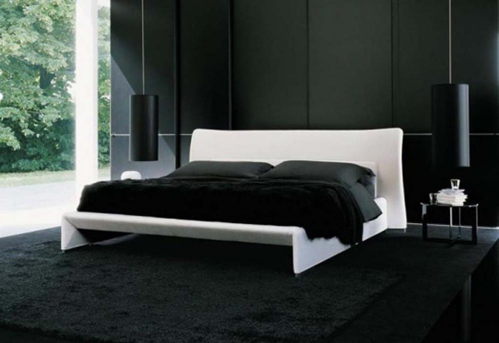 Floor Black Bedroom Rug Charming On Floor And Applying White
