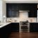 Kitchen Black Kitchen Cabinets With White Tile Countertops Creative On Inside KItchen Transitional 4 Black Kitchen Cabinets With White Tile Countertops