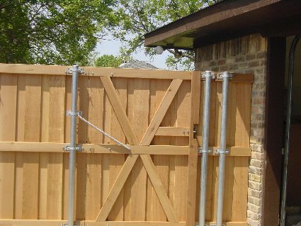 Wood Fence Door Design - WoodsInfo
