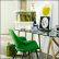Home Office Green Themes Decorating