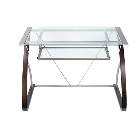 Furniture Office Depot Glass Computer Desk Stunning On Furniture