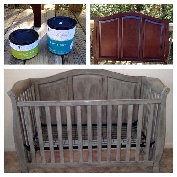 repainting baby crib