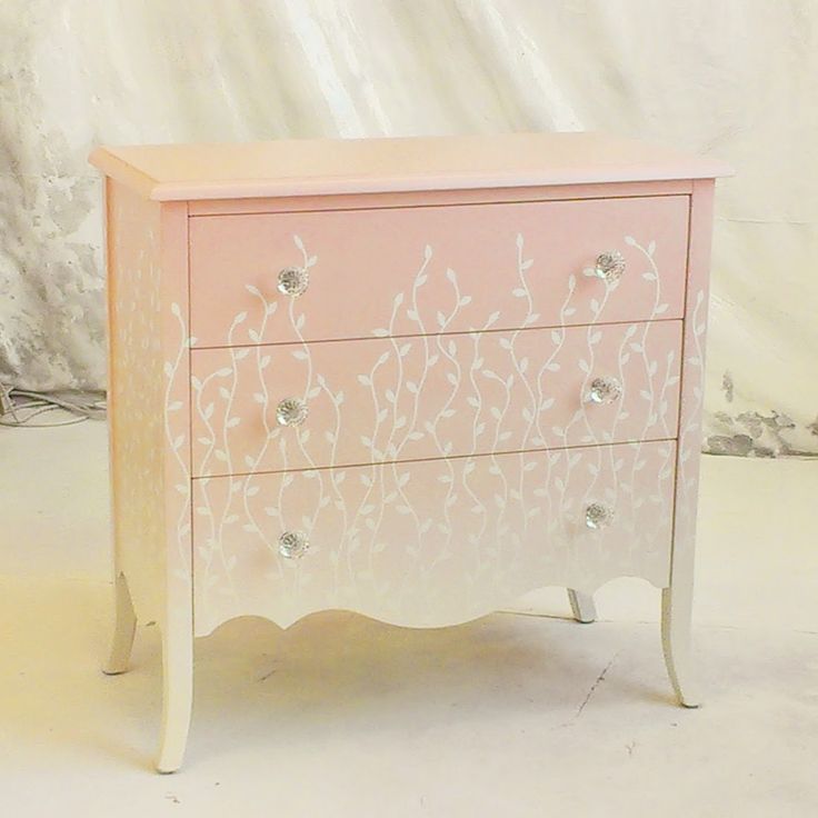 hand painted baby furniture