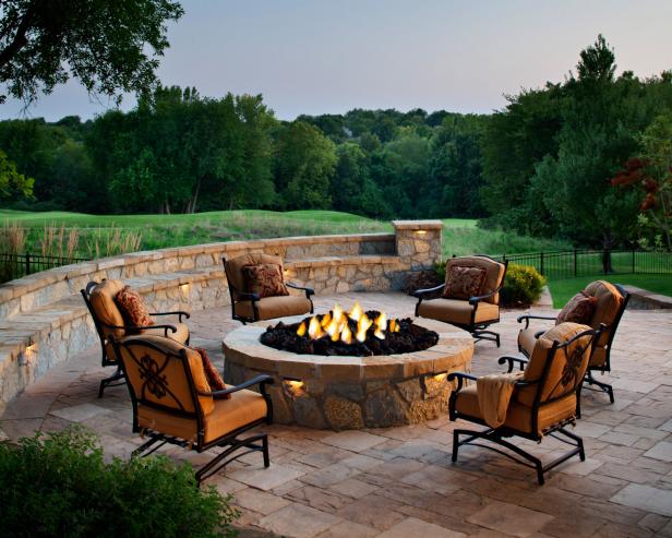 Home Patio Designs With Fire Pit Outdoor Patio Designs With Fire
