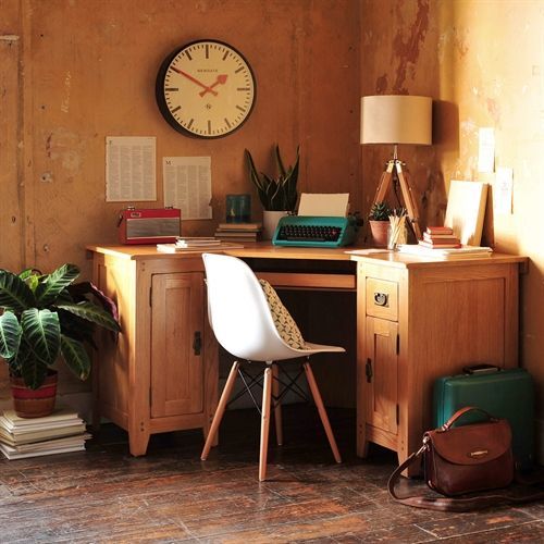 Interior Stunning Natural Brown Wooden Diy Corner Desk Simple On Interior 45 DIY Ideas With And Efficient Design Concept 21 Stunning Natural Brown Wooden Diy Corner Desk