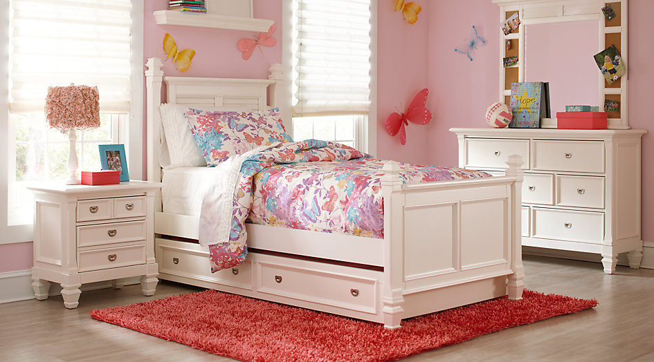 Bedroom Teenage White Bedroom Furniture Fine On Throughout Belmar 5 Pc Full Poster Teen Sets 2 Teenage White Bedroom Furniture