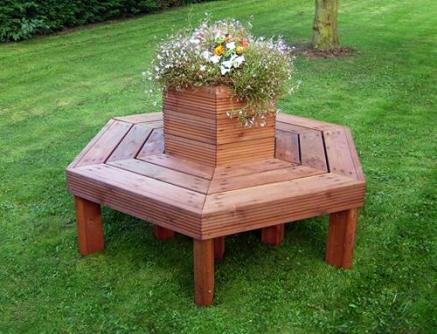 Furniture Tree Seats Garden Furniture Excellent On With Bench