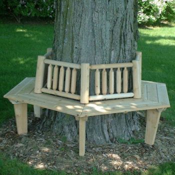 Furniture Tree Seats Garden Furniture Stunning On In Luxury Wooden