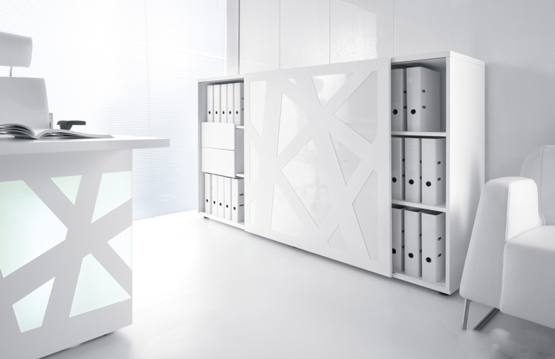 Office White Office Cabinet With Doors Incredible On Regard To