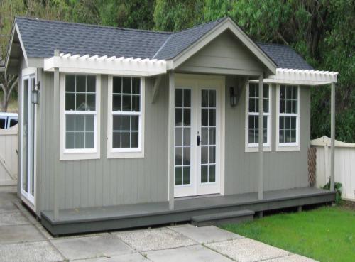 Home Backyard Guest House Delightful On Home Prefab View