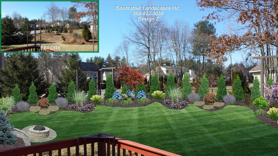 Home Backyard Landscaping Design Excellent On Home Within Landscape Designs MADecorative Landscapes Inc 2 Backyard Landscaping Design