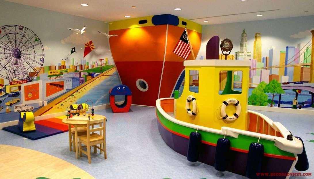 Home Basement Ideas For Kids Area Stylish On Home With Decorating