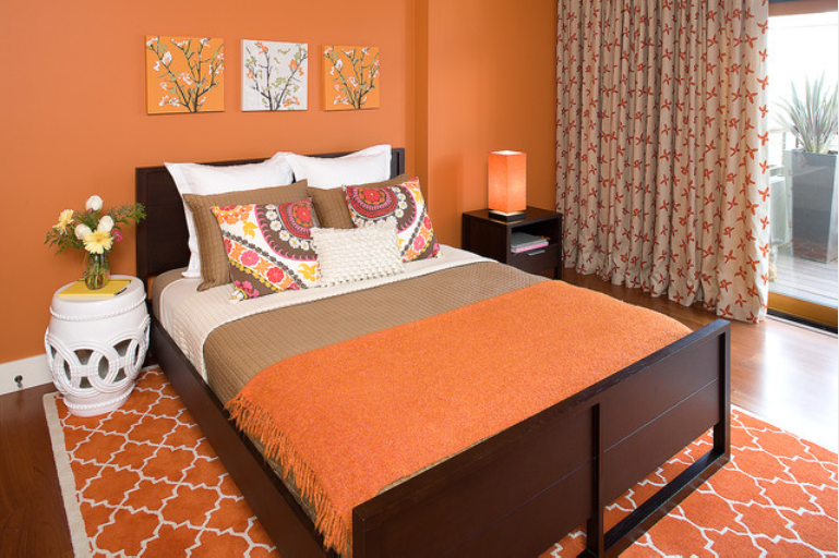 Bedroom Bedroom Colors Orange Marvelous On Throughout Paint For Bedrooms With Wall 1 26 Bedroom Colors Orange