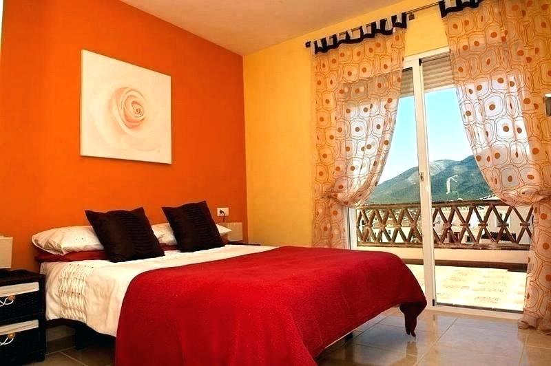 Bedroom Bedroom Colors Orange Plain On Within Color Schemes Accent Wall Decor Enchanting 3 Bedroom Colors Orange