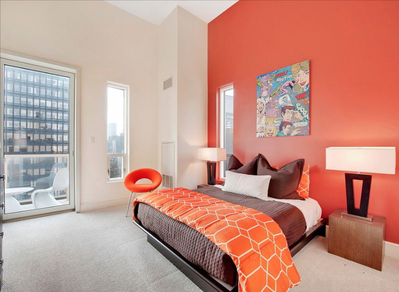 Bedroom Bedroom Colors Orange Simple On Within Paint Ideas What S Your Color Personality Freshome Com 0 Bedroom Colors Orange