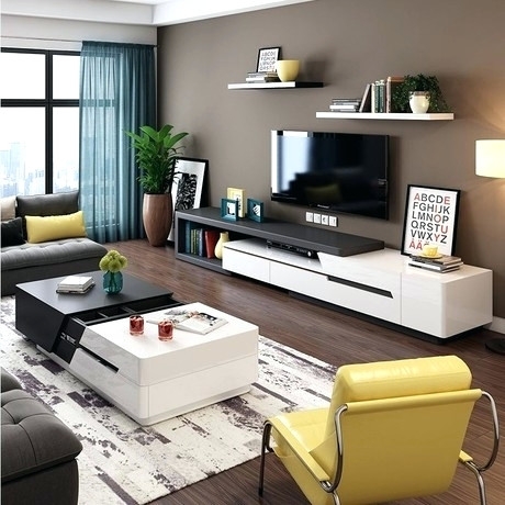 Bedroom Bedroom With Tv And Computer Stylish On Within Mini Living
