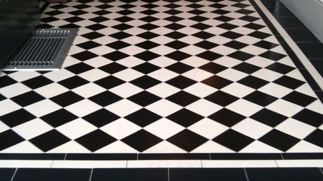 Floor Black And White Diamond Tile Floor Black And White Diamond