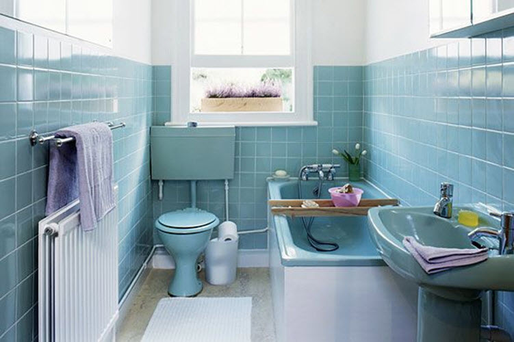 Bathroom Blue Bathroom Tiles Exquisite On For 40 Retro Tile Ideas And Pictures 27 Blue Bathroom Tiles