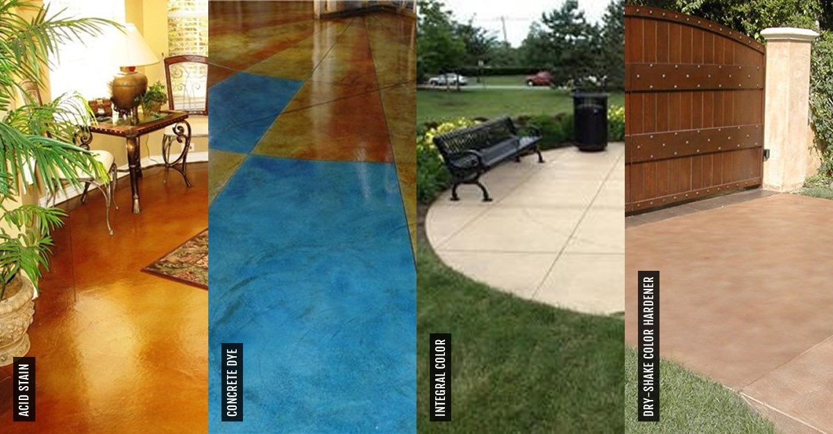 Home Blue Stained Concrete Patio Blue Stained Concrete Patio