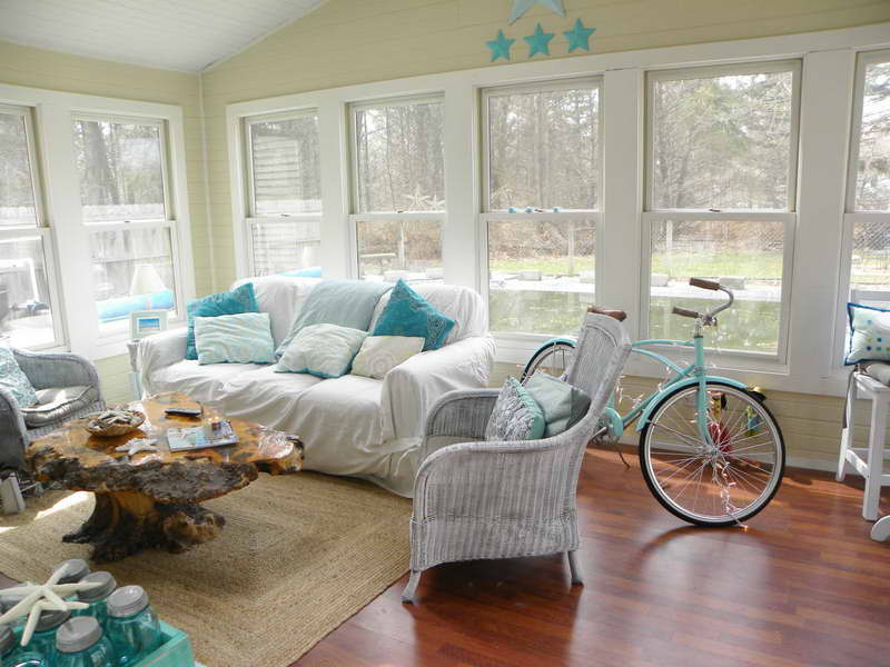 Living Room Cottage Sunroom Decorating Ideas Cottage Sunroom