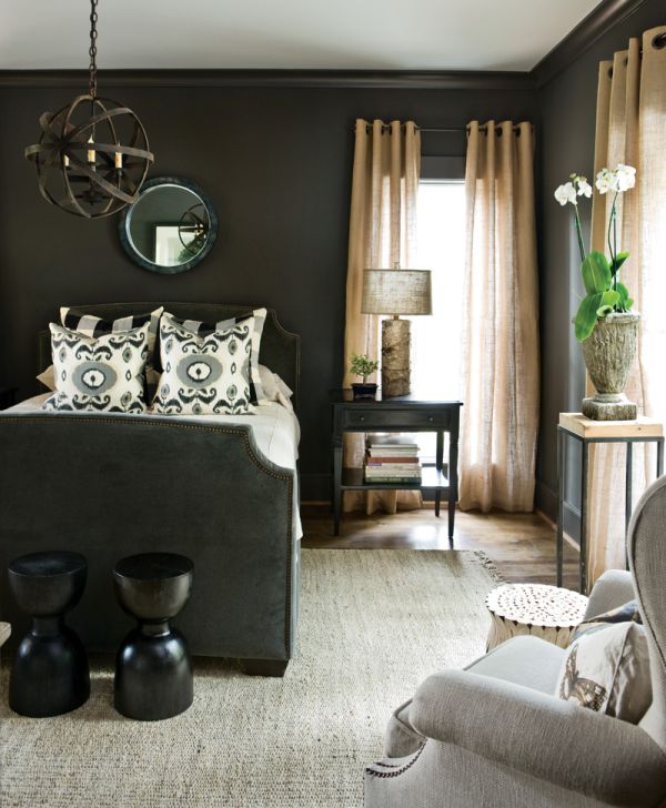Bedroom Dark Bedroom Colors Charming On Intended Decorating