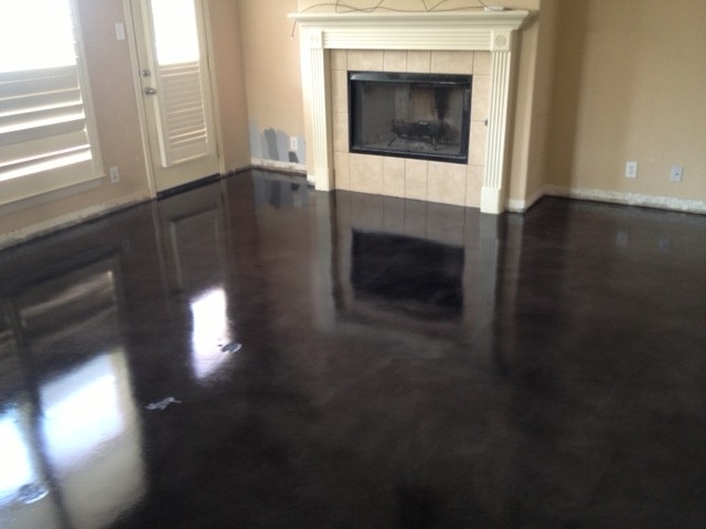 Floor Dark Stained Concrete Floors Dark Stained Concrete Floors