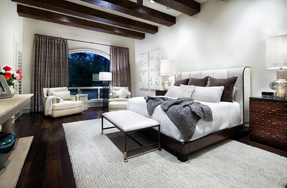 Floor Dark Wood Floor Bedroom Brilliant On With Rustic Flooring