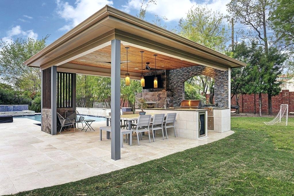 Home Detached Covered Patio Ideas Excellent On Home Pertaining To Cover