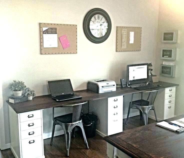 Home Dual Desk Home Office Incredible On Two Person Furniture 2 20