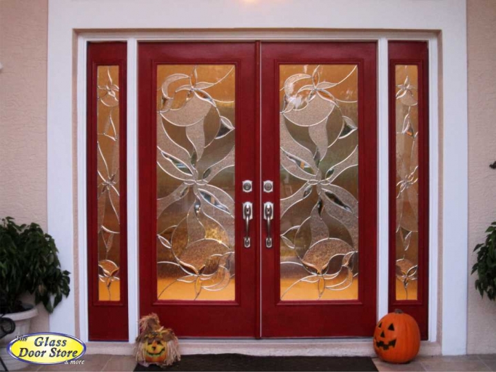 Furniture Glass Double Front Door Used Glass Front Double Doors