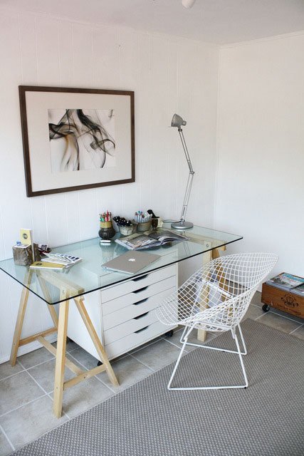 Office Home Office Glass Desk Excellent On Inside Small Design