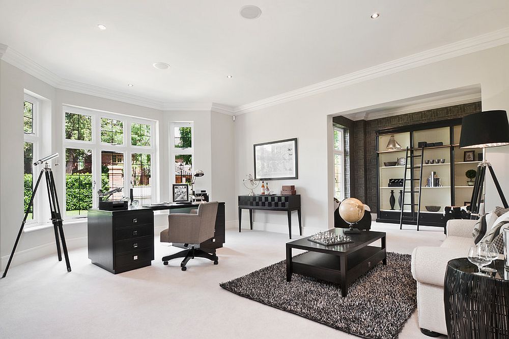 Home Home Office Interiors Contemporary On With 20 Ways To