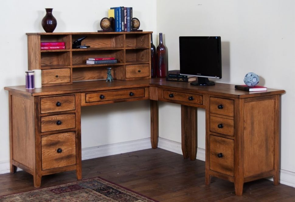 Home Home Office Shaped Fresh On And L Desk W Lower Shelf Storage