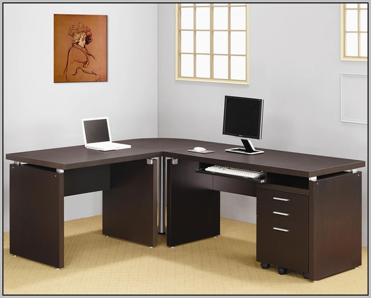 Home Home Office Shaped Fresh On And L Desk W Lower Shelf Storage