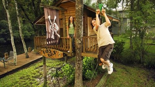 Home Kids Tree Houses With Zip Line Kids Tree House With Zip Line