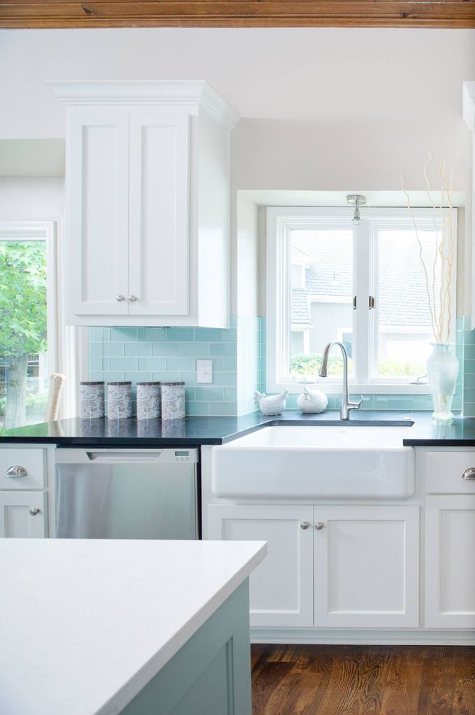 Kitchen Kitchen Blue Glass Backsplash Wonderful On In Subway Tile