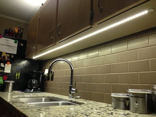 modern strip lights for kitchen
