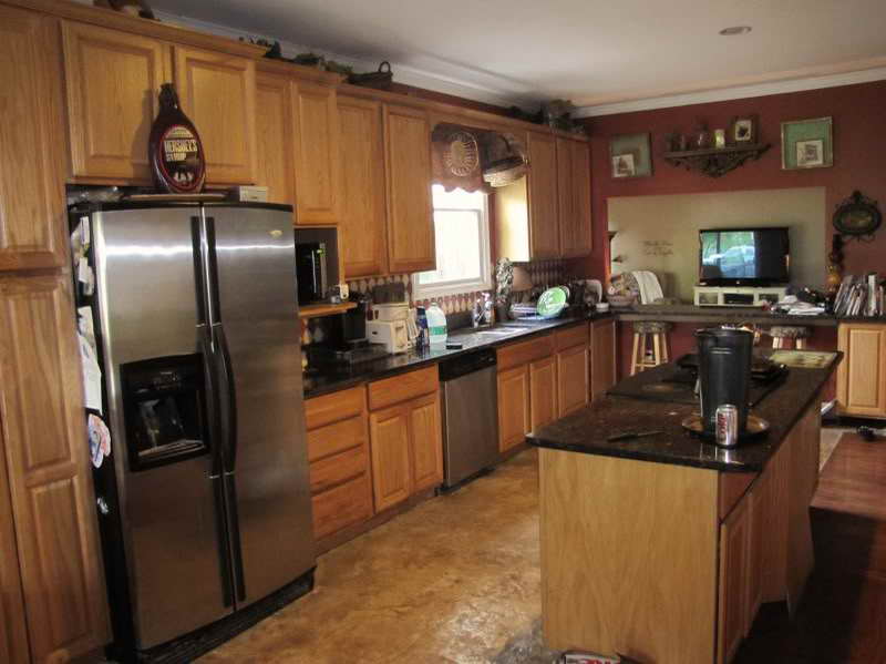 Kitchen Kitchen Wall Colors With Oak Cabinets Lovely On Pertaining