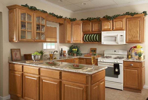 Kitchen Kitchens With White Appliances And Oak Cabinets Appliances