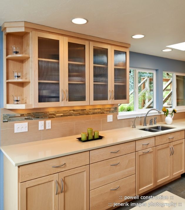 Kitchen Light Maple Kitchen Cabinets Stylish On Inside Craft