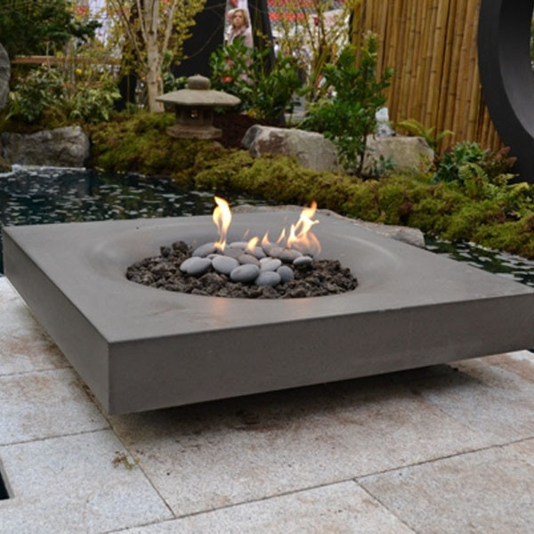 Home Modern Patio Fire Pit On Home With Regard To Outdoor Deck 4
