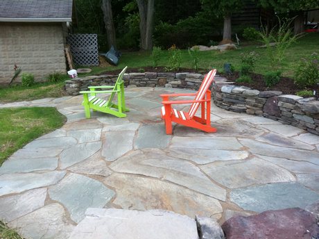 Floor Natural Patio Stones Incredible On Floor Throughout Awesome