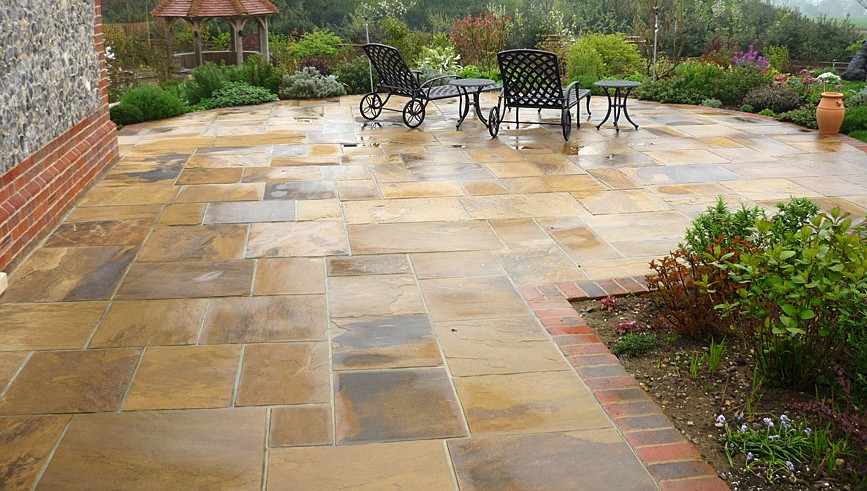 Floor Natural Patio Stones Incredible On Floor Throughout Awesome