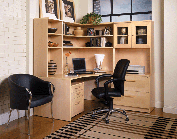 Office Office Desk With Bookshelf Innovative On Intended For