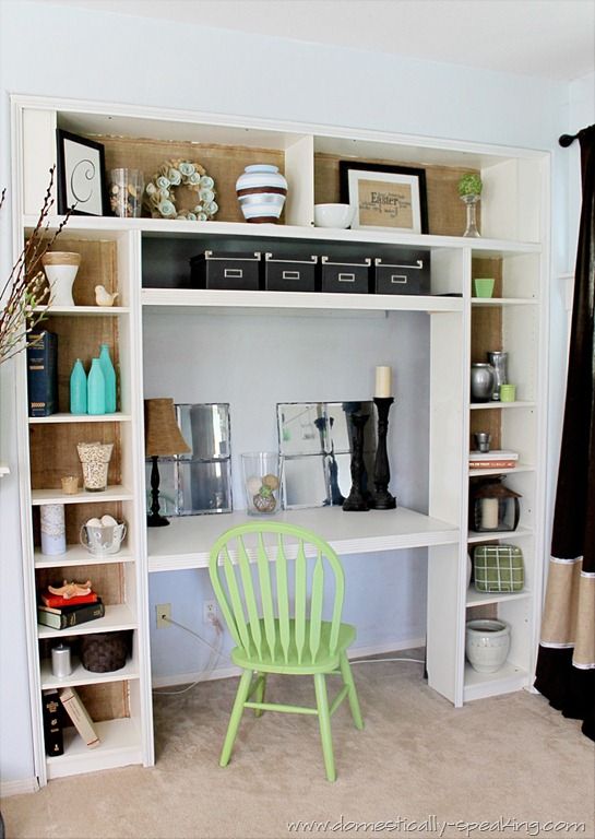 Office Office Desk With Bookshelf Plain On Inside Built In