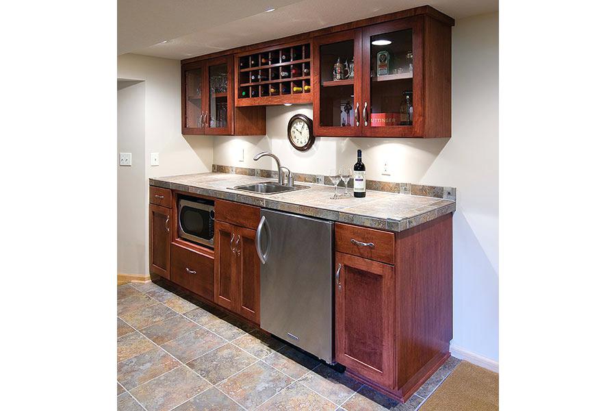 Interior Simple Basement Wet Bar Modest On Interior Pertaining To
