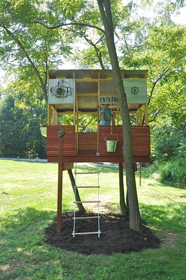 Home Simple Tree House Plans For Kids Marvelous On Home With