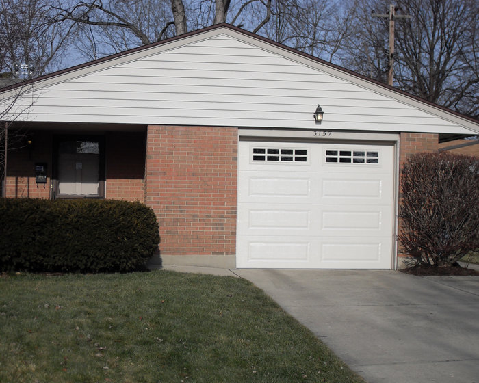 Home Single Garage Doors Windows Fine On Home Pertaining To With