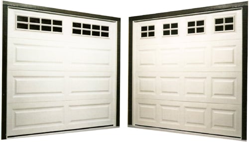 Home Single Garage Doors Windows Fine On Home Pertaining To With