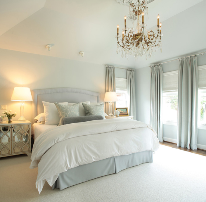 Bedroom Traditional Master Bedroom Blue Fresh On Pertaining
